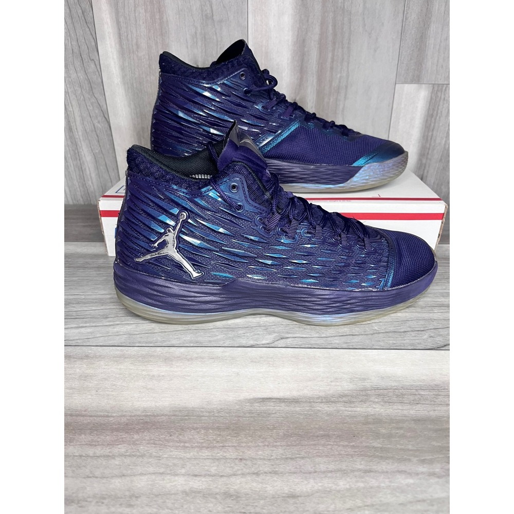 Jordan Melo M13 Basketball Shoes Mens Size 9.5 Purple Dynasty 881562-505